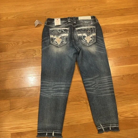 NWT Rock Revival Arjean easy ankle skinny jeans size 32/26. - Picture 9 of 15